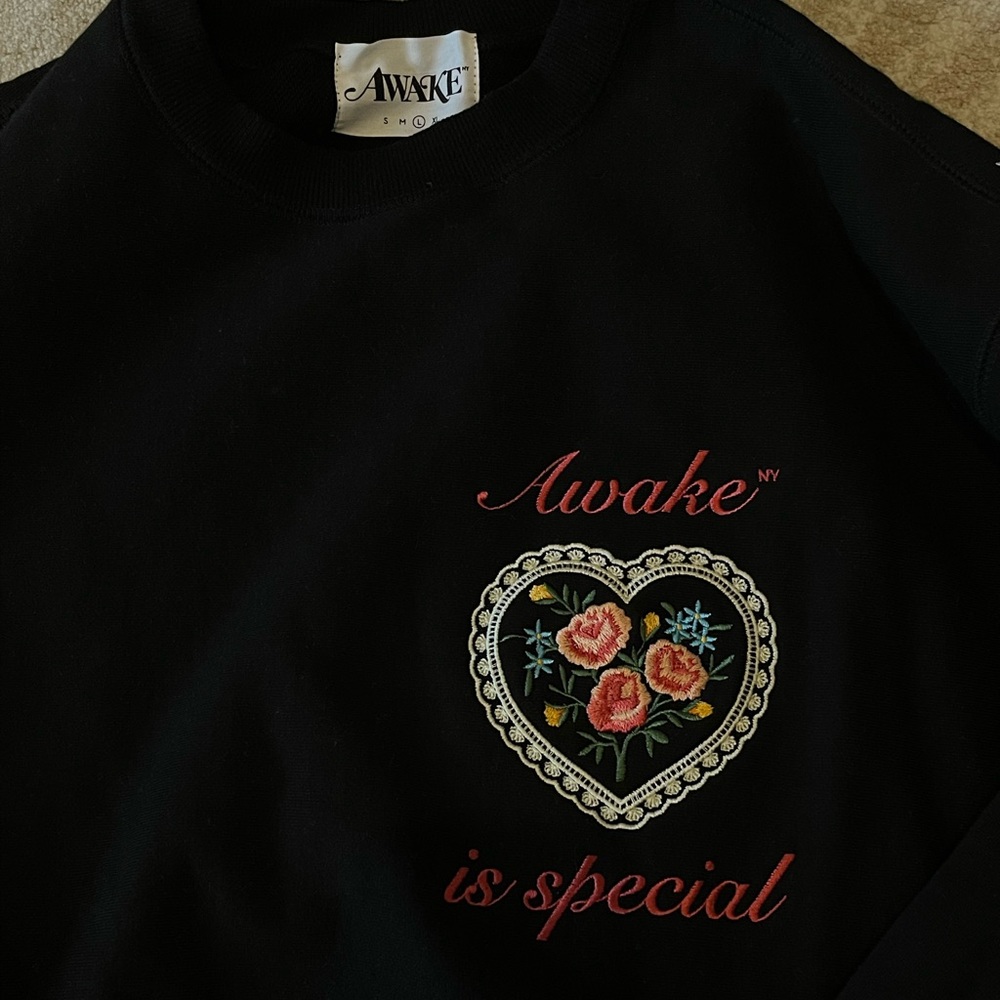 Awake NY embroidered crewneck sweatshirt